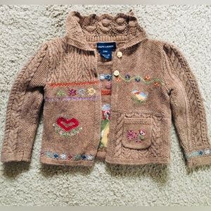 Ralph Lauren children wear. Knit cardigan. Size 24 months.